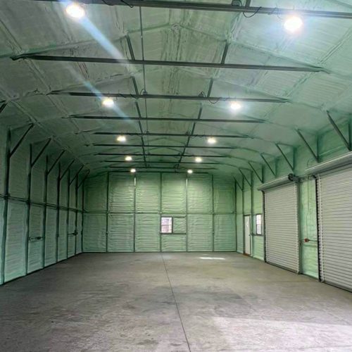 Commercial spray foam insulation